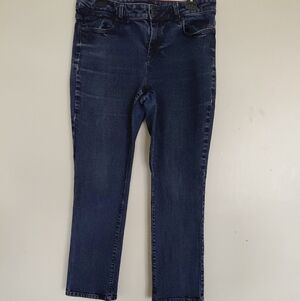 Talbots Petites Women's Dark Wash Denim Jeans Size 12P